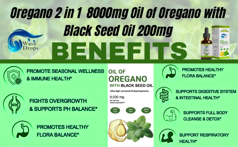 oil of oregano with black seed oil