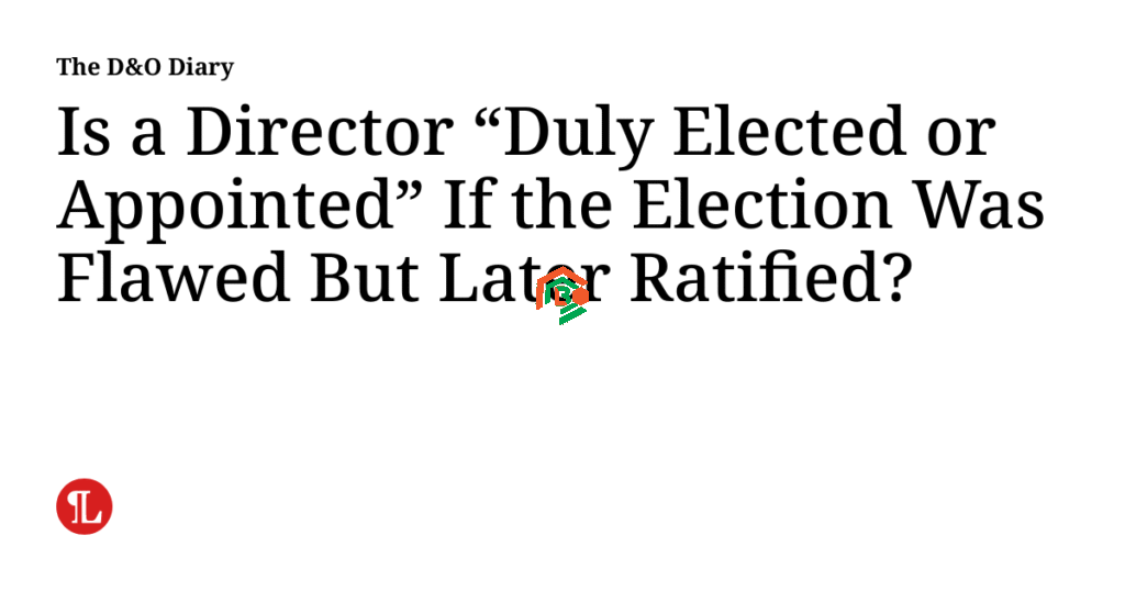 duly elected