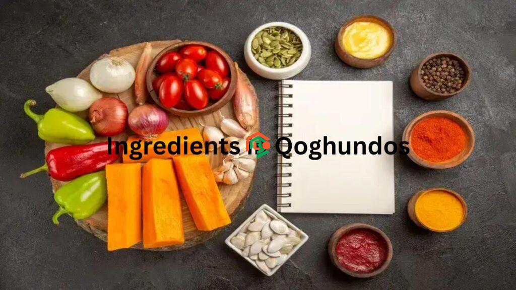 Ingredients in Qoghundos