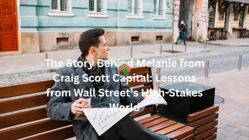 The Story Behind Melanie from Craig Scott Capital: Lessons from Wall Street’s High-Stakes World melanie from craigscottcapital